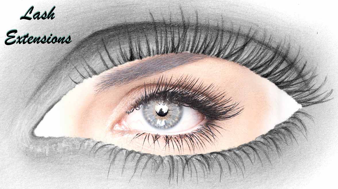 eye lash extension at total image salon